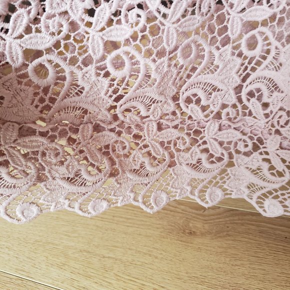 Pink off-the-shoulder long dress - Picture 7 of 7